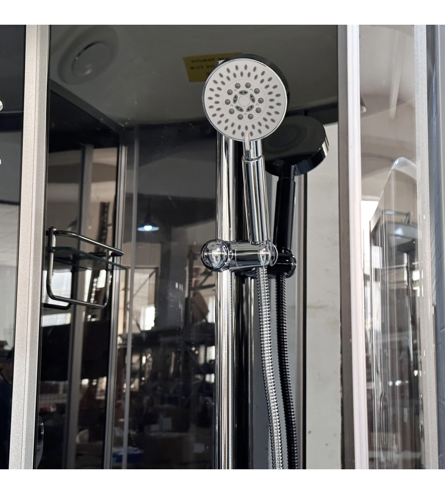 DOCCIA IDROMASSAGGIO DECOR BAGNO "VESTA" CON SEDILE 90x90X215 CM